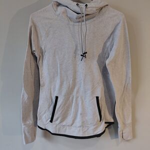 Athleta Gray Hoodie with Black Accents